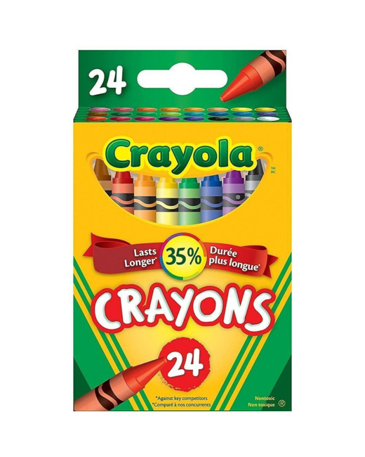 24 Crayons à la cire