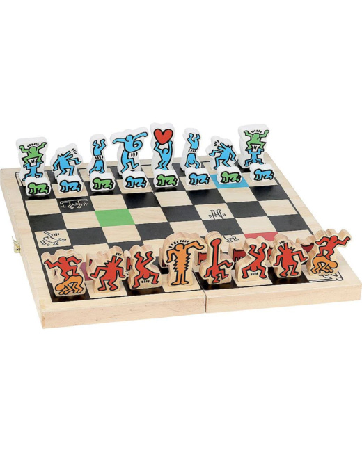 Coffret jeu d'échecs Keith Haring