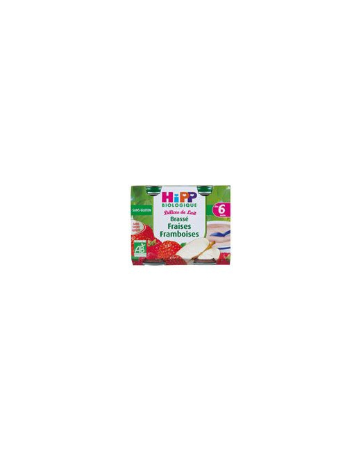 Délices de lait Brassé Fraise  160 g dès 6 mois