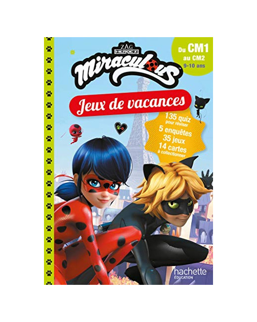 Miraculous - Jeux de vacances 2022 - Du CM1 au CM2