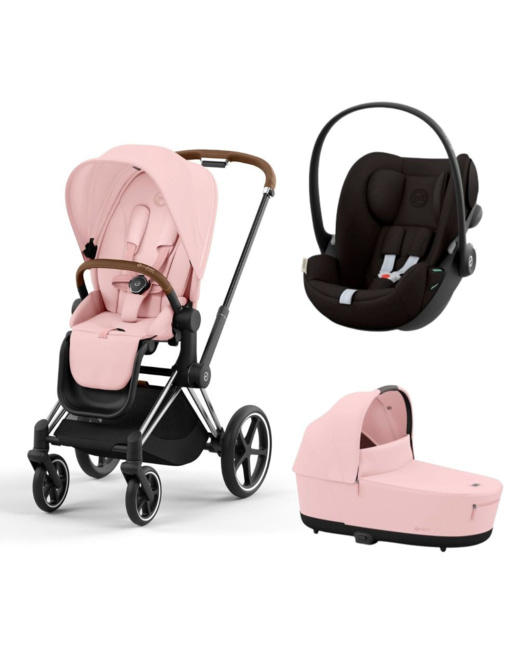 Poussette Trio Priam 4 + Siège Auto Cloud G I-size + Nacelle Luxe