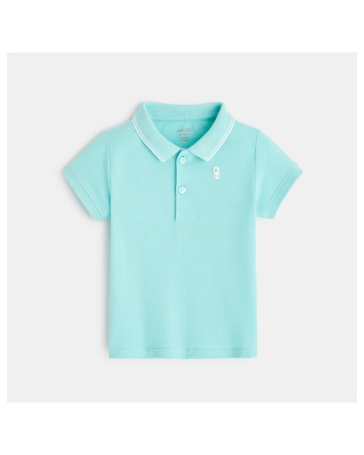 Polo maille piquée uni