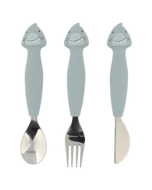 Lot de 3 couverts en silicone