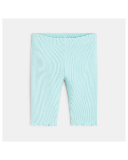 Legging corsaire maille côtelée unie