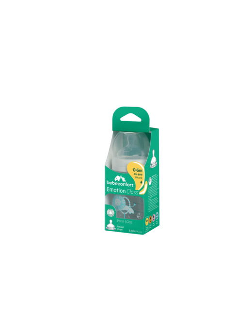 Biberon en verre Emotion 130ml 0-6 mois