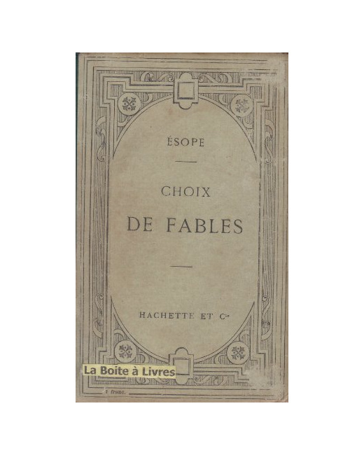 Choix de fables