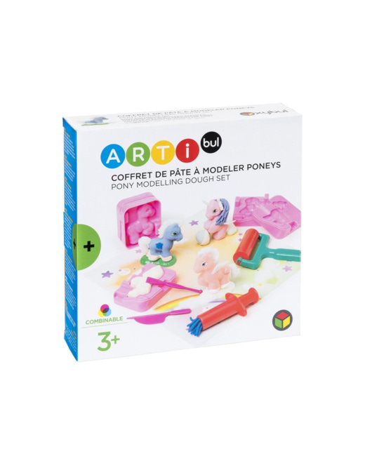 Coffret de pâte à modeler Poneys