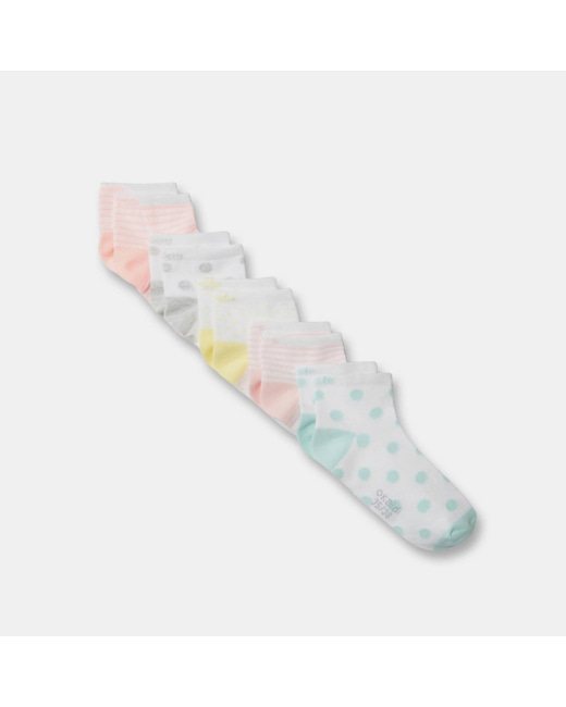 Socquettes fantaisie (Lot de 5) fille