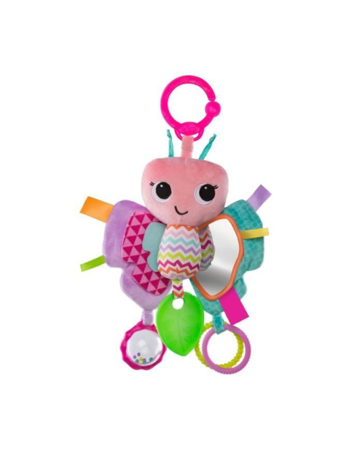 Hochet peluche papillon