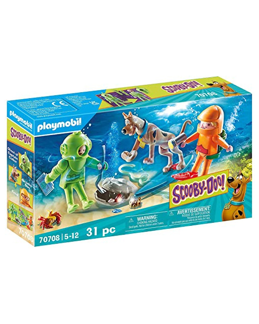 Playmobil Scooby-Doo! - Scooby-Doo avec fantôme du capitaine Cutler