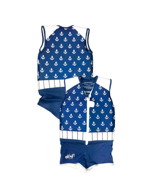 Maillot de bain flottant garçon : Loup Marine