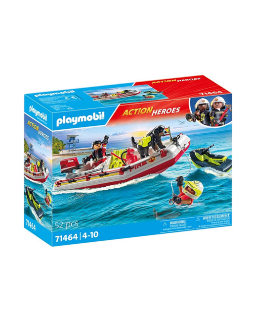 Bateau de pompier et scooter des mers - Action Heroes