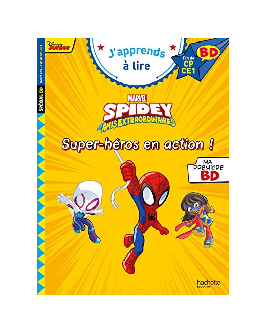 Disney BD Fin de CP - CE1 - Spidey - Super-héros en action