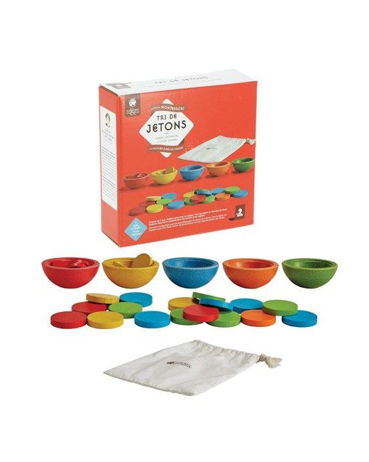 Tri de jetons Montessori