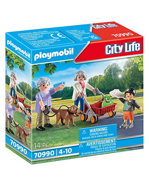 Playmobil City Life - Grands-parents avec petit-fils