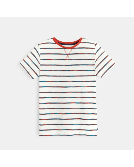 T-shirt marinière rayé multico garçon