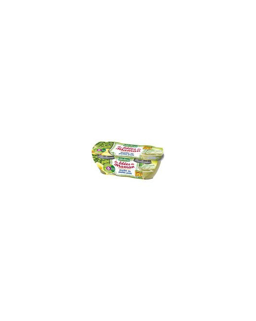 LES IDEES DE MAMAN purée de petits pois 2x200 g dès 6 mois