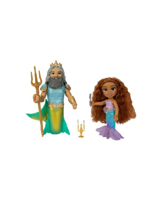 Ensemble de poupées 15 cm Ariel et Triton - La Petite Sirène (2023)