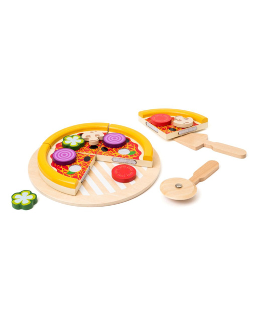 Pizza en bois à partager