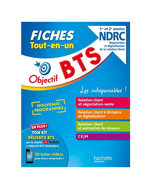 Objectif BTS NDRC - Fiches Tout-en-un