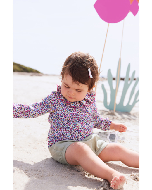 Chemisier imprimé fleuri Baby - Imprimé Géraniums