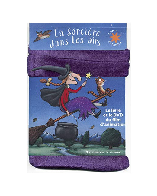 Livre La Sorcière Dans Les Airs - Le Livre + Le Dvd Du Film D'Animation - De 4 À 8 Ans
