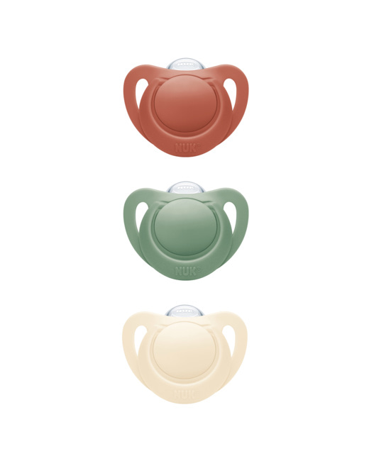Lot de 2 sucettes silicone NUK For Nature
