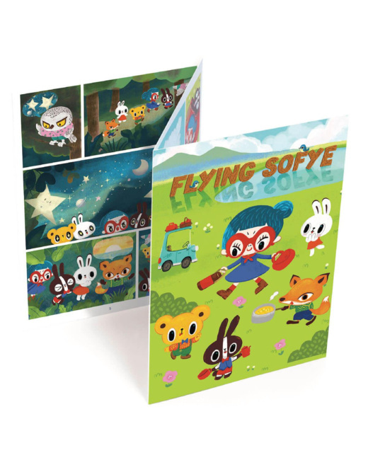 Pochette décalcomanie Flying Sofye