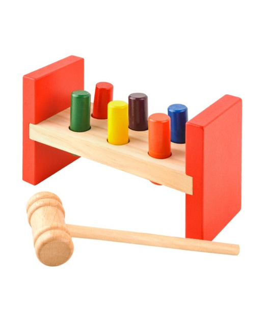 Banc à marteler pour enfants jouet montessori en bois HAMMER