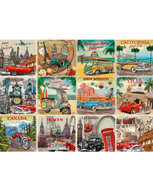 Puzzle Collage Vintage