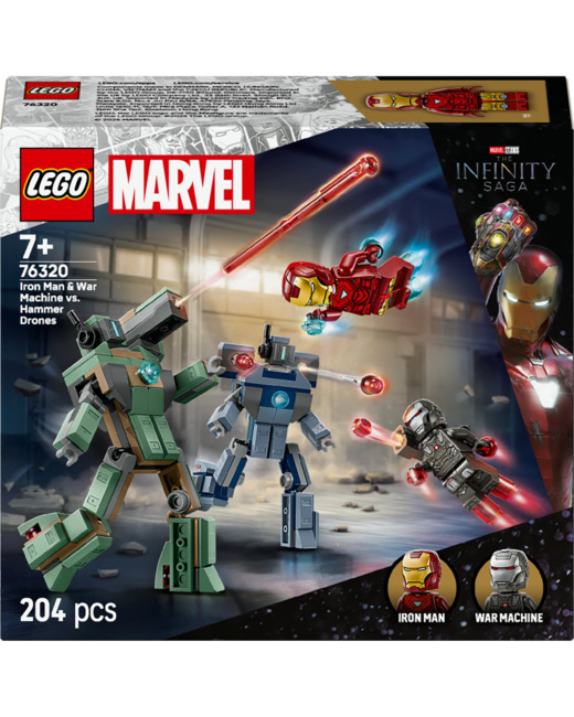 Iron Man et War Machine contre les drones de Hammer Marvel