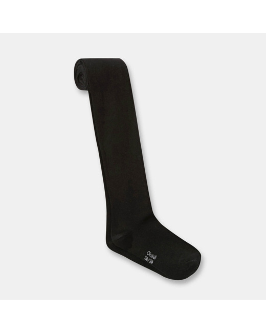 Collant en tricot noirs fille