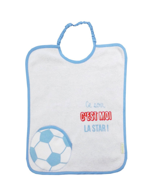 Bavoir pliable Bagolo football