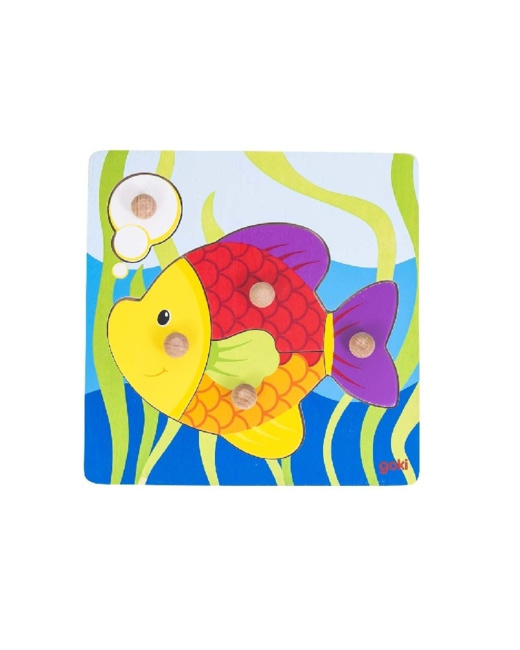 Puzzle à boutons Poisson