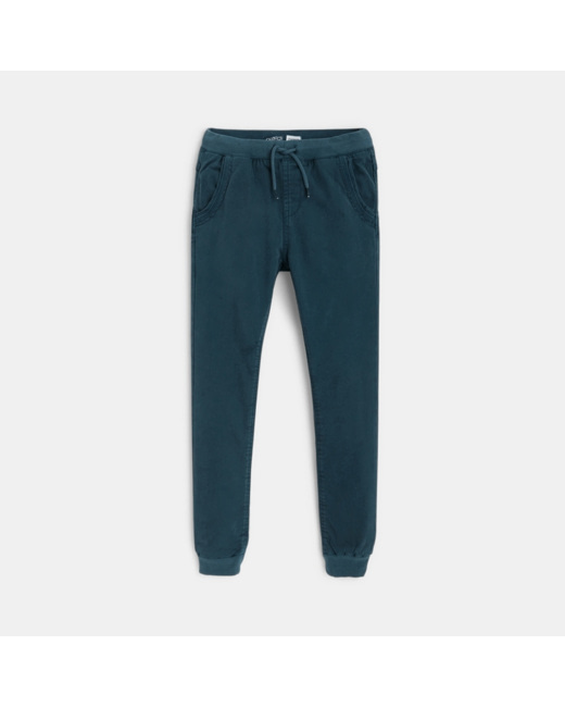 Jogpant coupe carrot bleu garçon