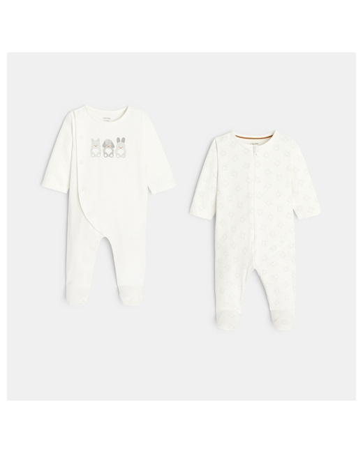 Dors-bien coton animaux (lot de 2)