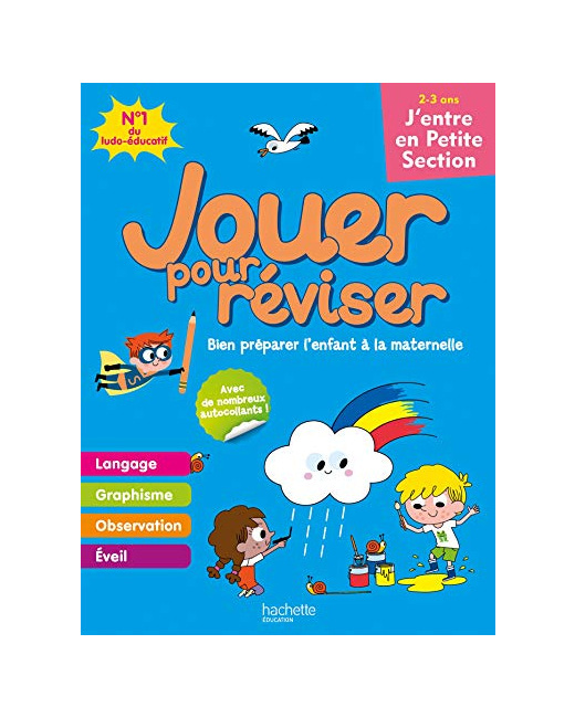 Jouer pour réviser - J'entre en Petite Section - Cahier de vacances 2023