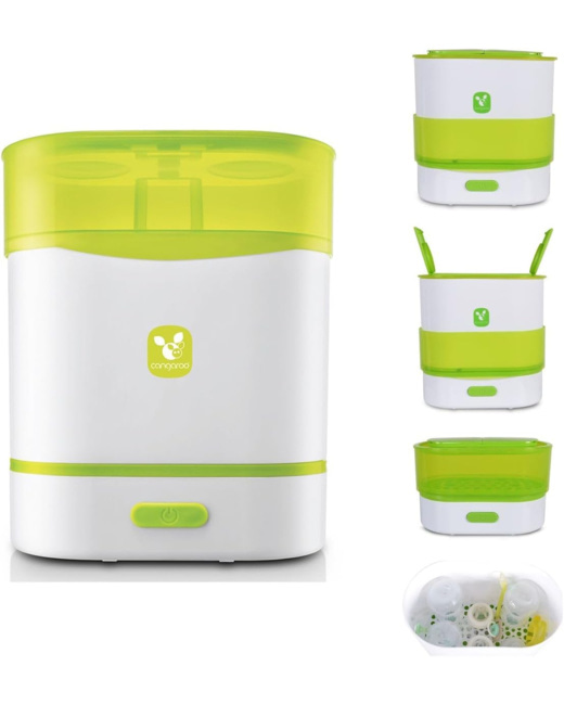 Stérilisateur, chauffe-biberon, cuiseur vapeur 3 en 1 Moni