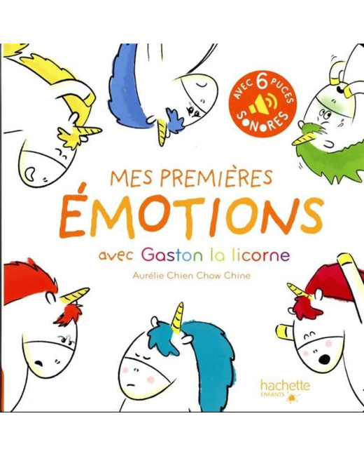 Livre Mes premières émotions avec Gaston la licorne
