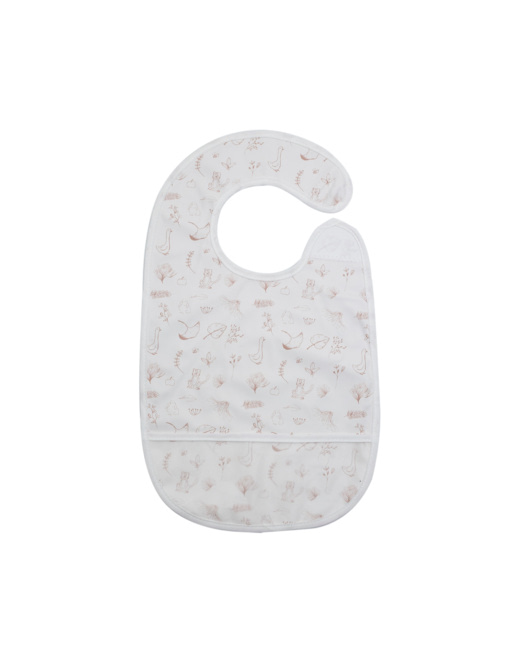 Bavoir plastifié à poche