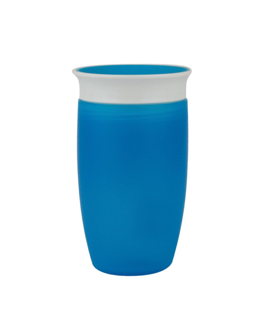 Munchkin Tasse d’Apprentissage Miracle 360, Tasse Enfant sans BPA avec  Poignées - 207ml, Lot de 2,Bleu/Vert & Cuillères Bébé 1er Âge Soft Tip, Lot  de
