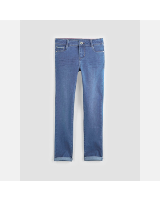 Jean skinny hyper stretch bleu fille