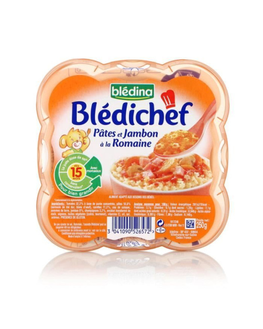 BLEDICHEF petites pâtes et jambon à la romaine 230 g