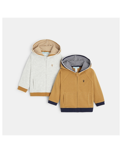 Sweat zippé à capuche (lot de 2)