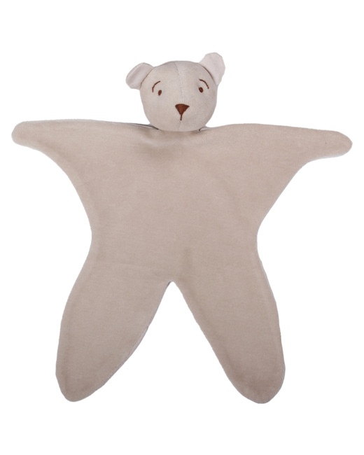 Doudou coton bio velours Ourson