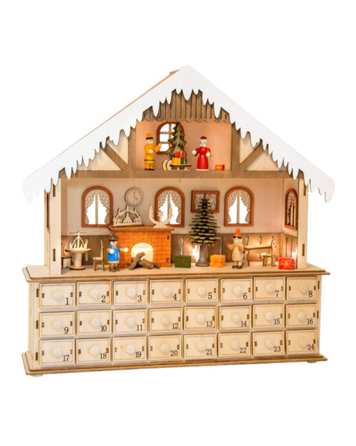 Calendrier de l'avent illuminé Salon