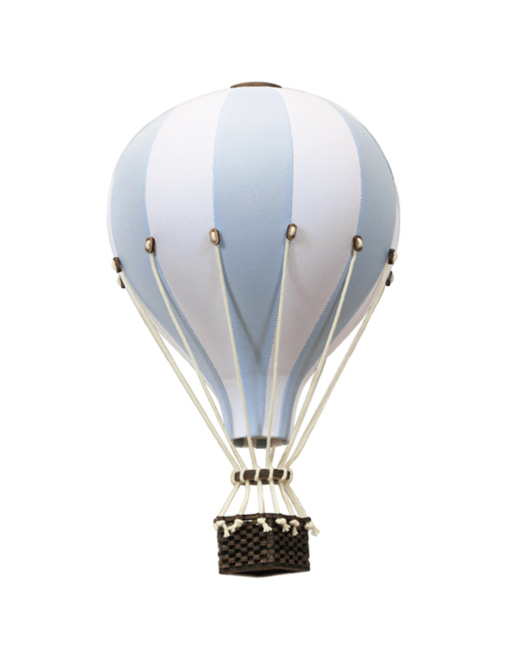 Montgolfière décorative - Bleu clair