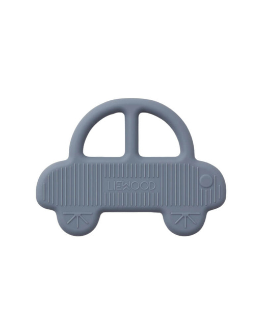Anneau de dentition en silicone Gemma - Car blue wave