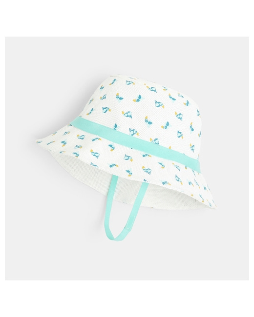 Chapeau de soleil imprimé pingouins