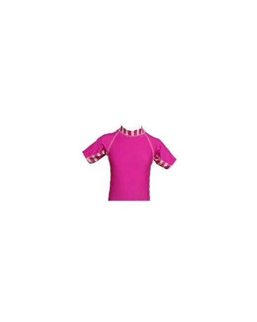 T-Shirt Protection UVA+UVB Filles - 3 ans - Rose moyen